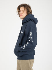 STUSSY - Paradise Lost Hood navy