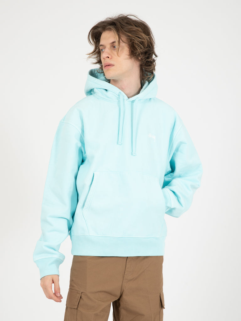 STUSSY - Stock Logo Hood blue