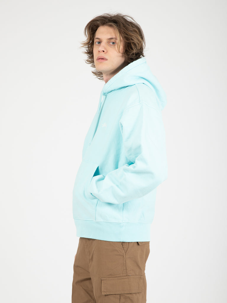 STUSSY - Stock Logo Hood blue