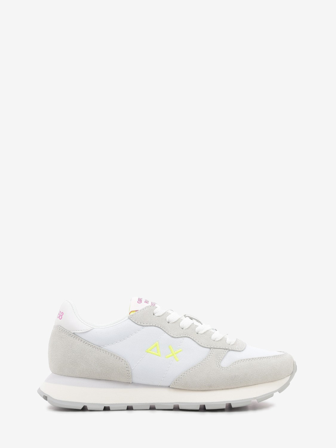 Ally Solid bianco / fuxia