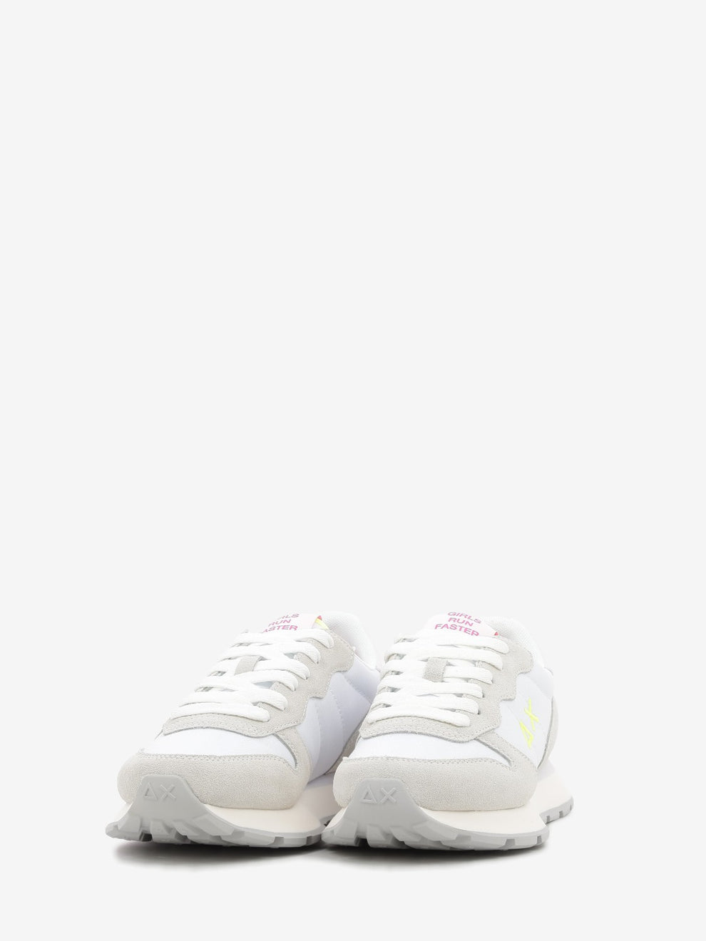 Ally Solid bianco / fuxia