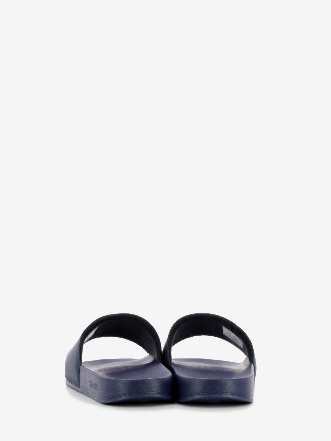 Slippers logo navy blue