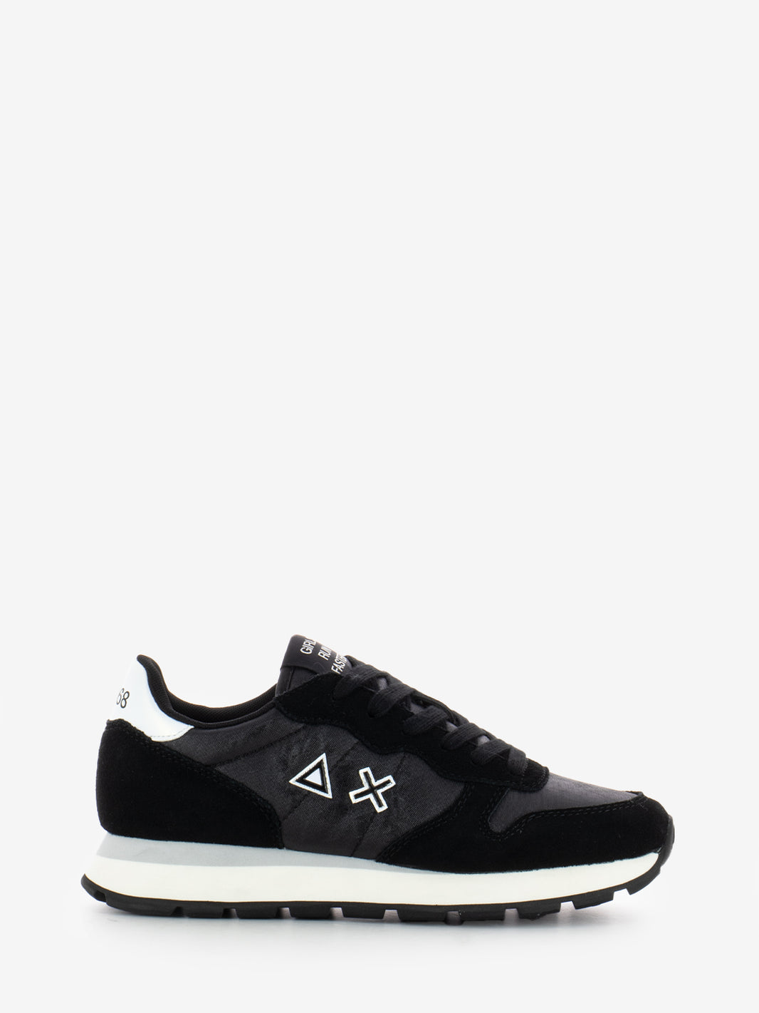 Ally bright black sneakers