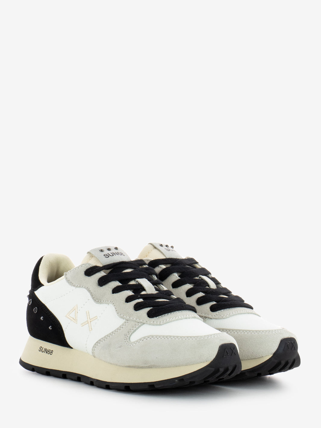 Ally Sneakers with Cream White Studs