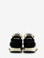 SUN 68 - Sneakers Ally con borchie bianche panna