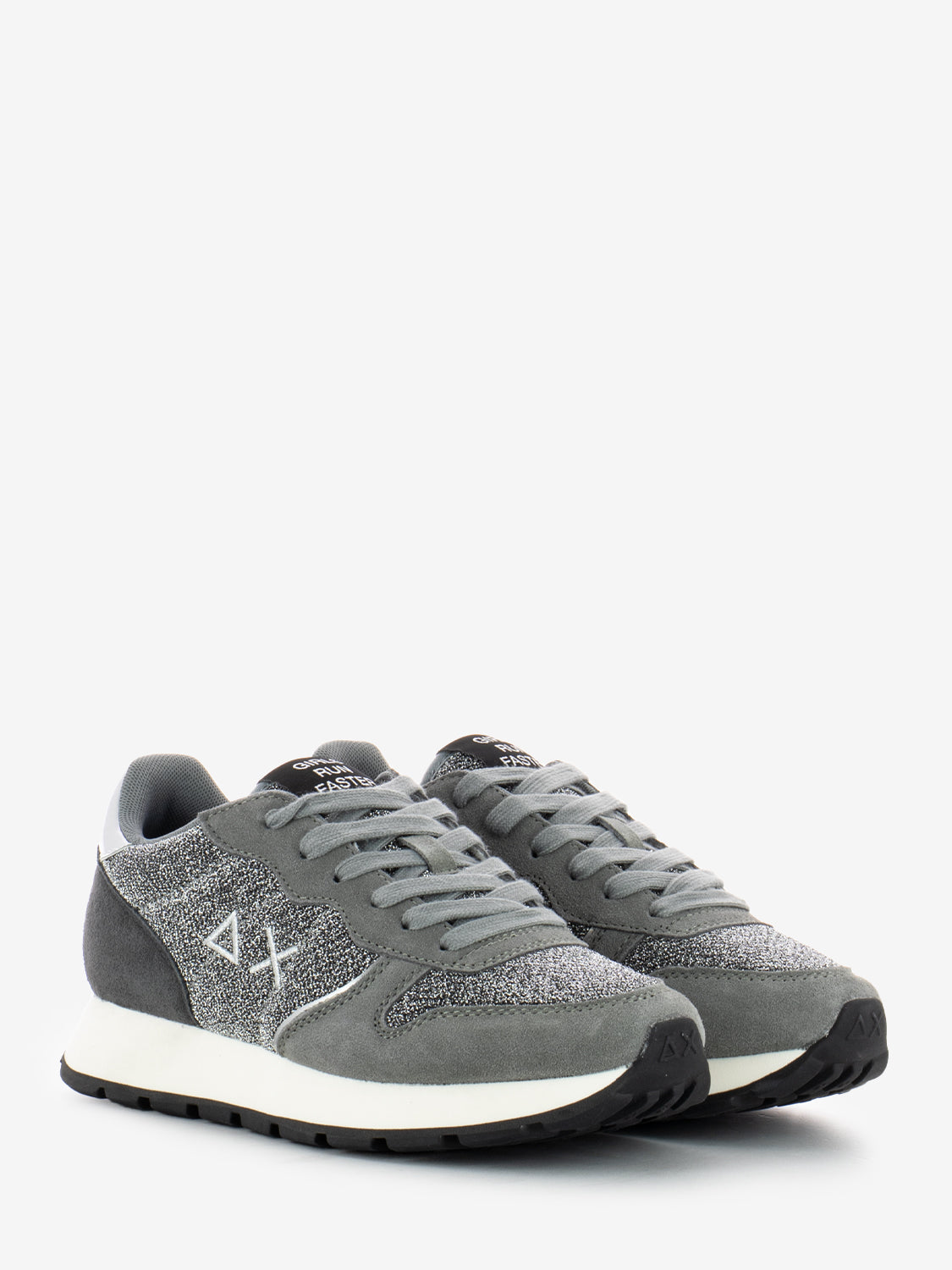 Ally Glitter Silver Sneakers