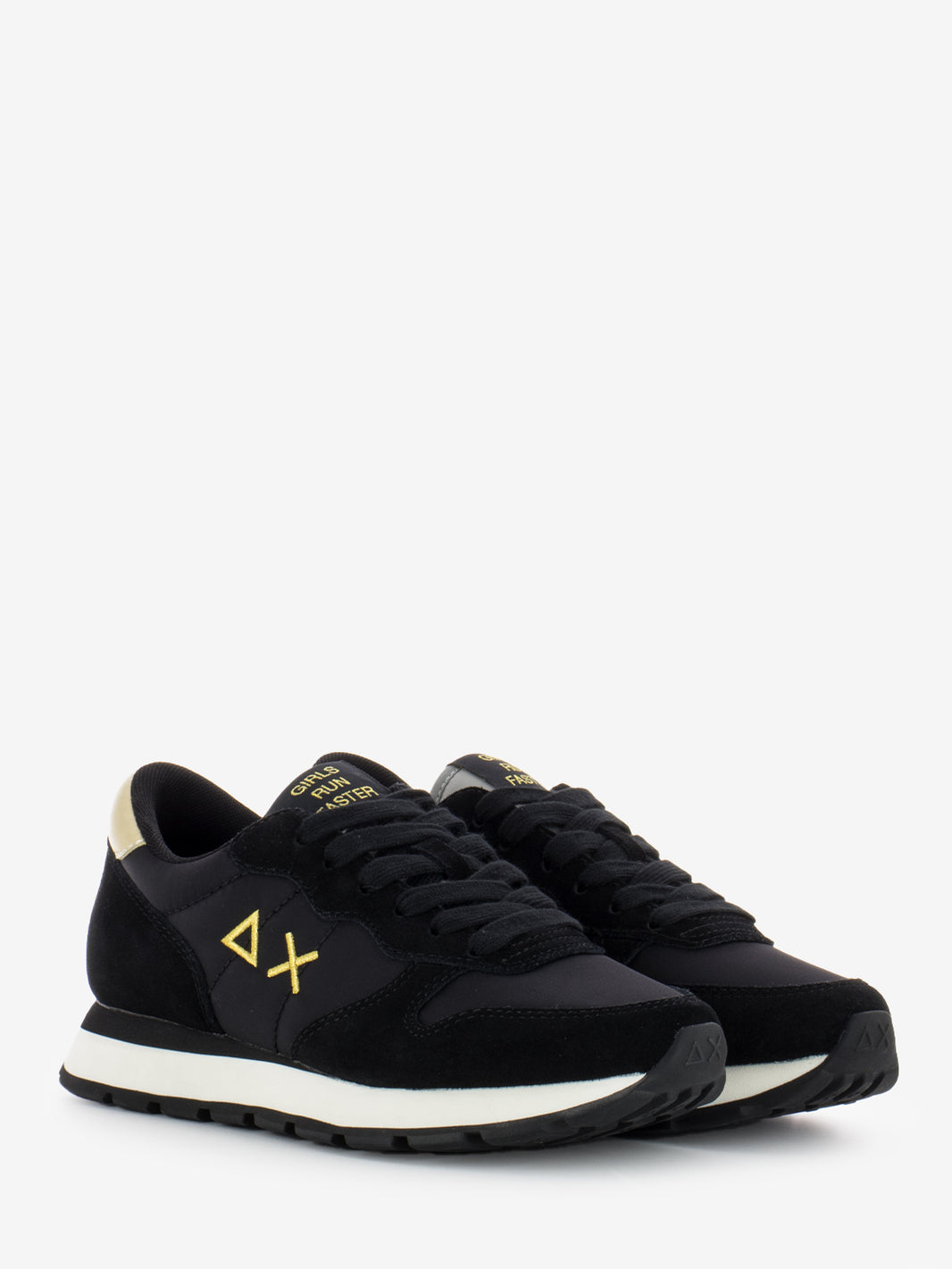 Ally Gold Girl Sneakers Black