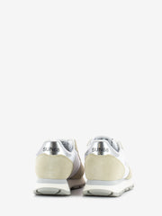 SUN 68 - Sneakers Ally gold silver / bianco panna