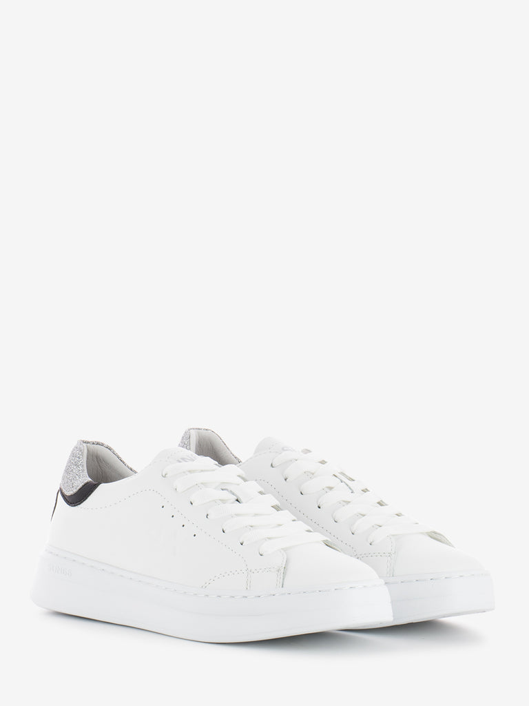 SUN 68 - Sneakers Grace Leather bianco / argento