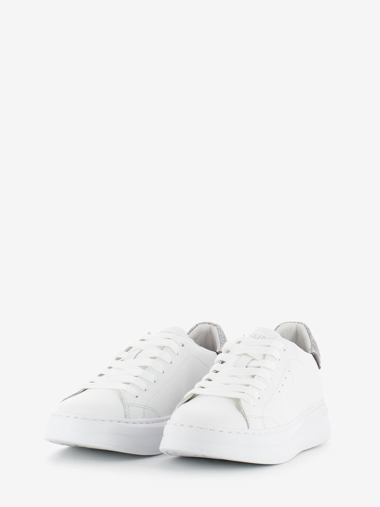 SUN 68 - Sneakers Grace Leather bianco / argento