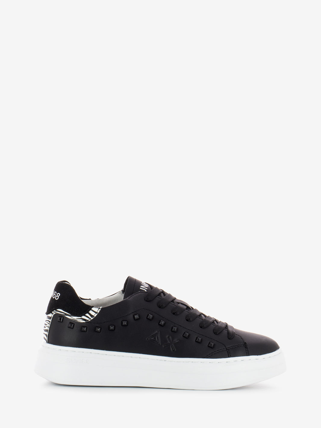 Grace Leather Sneakers Black