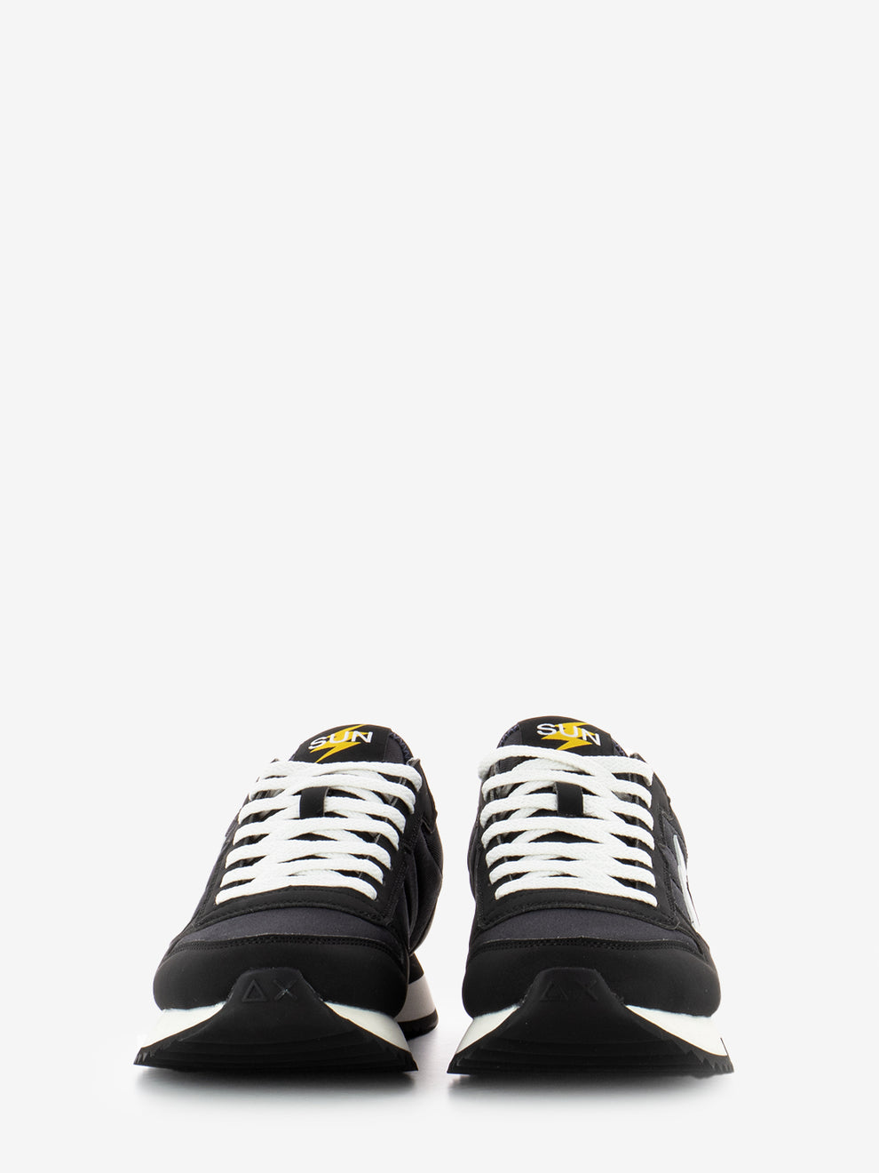 Niki Solid Black Sneakers