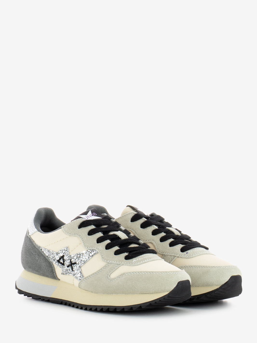 Silver glitter Stargirl sneakers