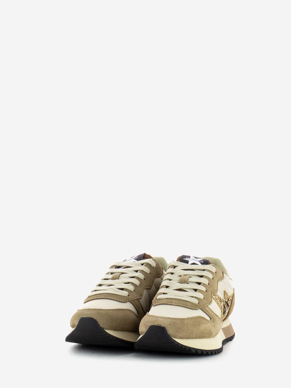 Sneakers Stargirl glitter beige