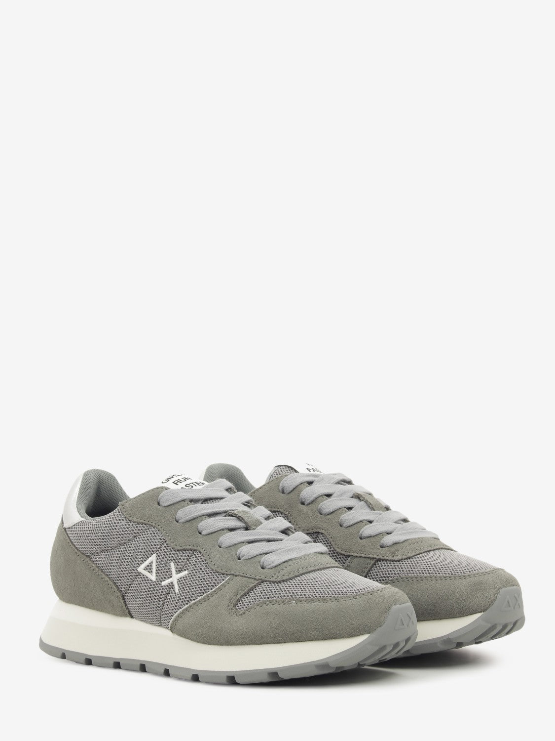Ally glitter textile grigio medio