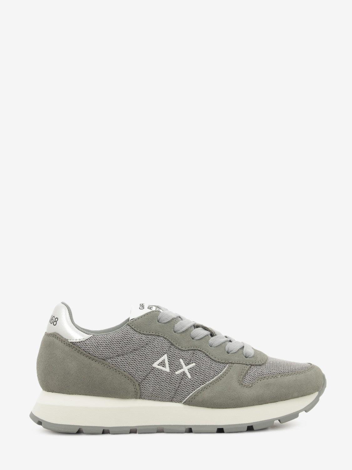 Ally glitter textile grigio medio