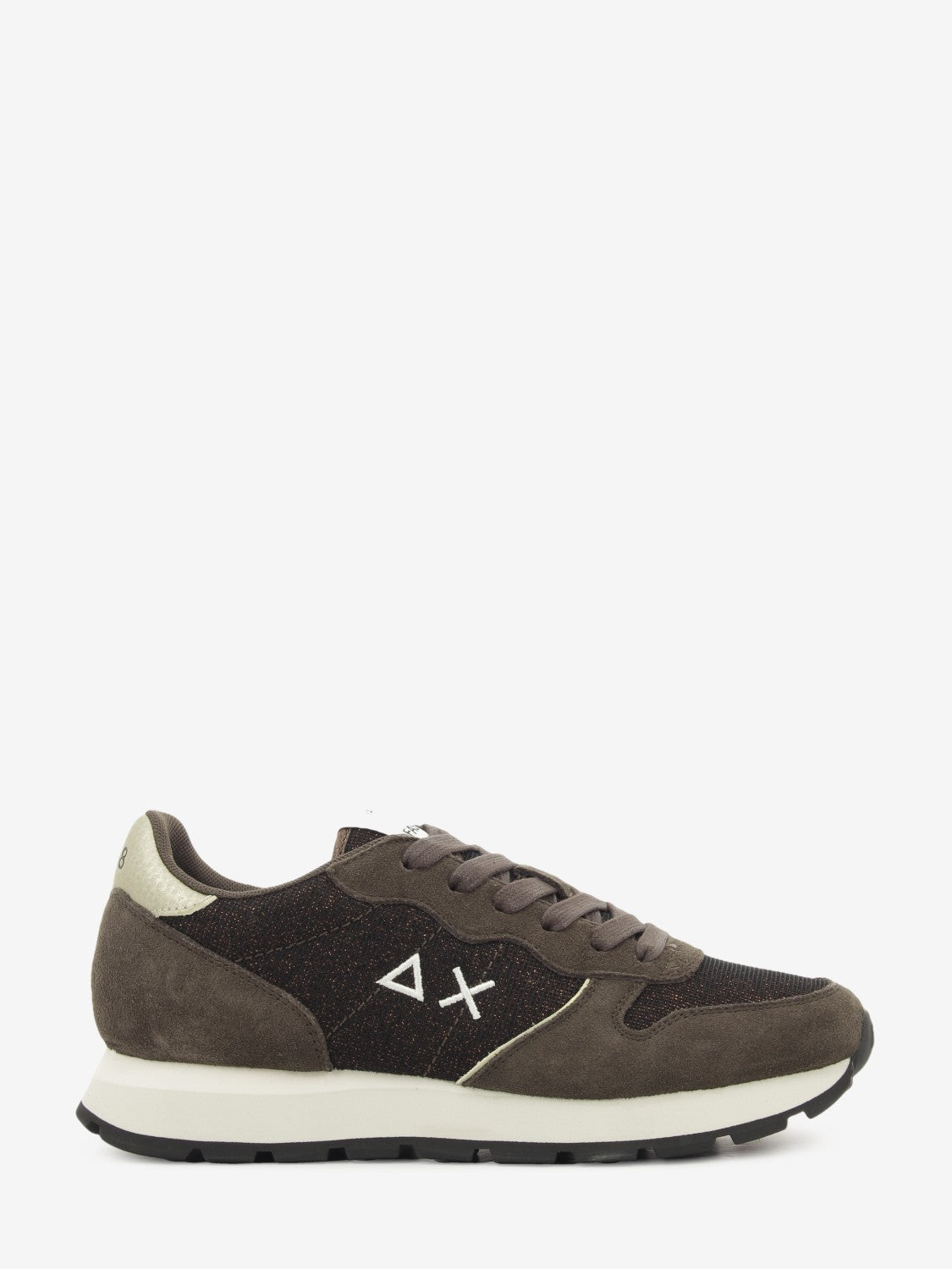 Ally glitter textile marrone