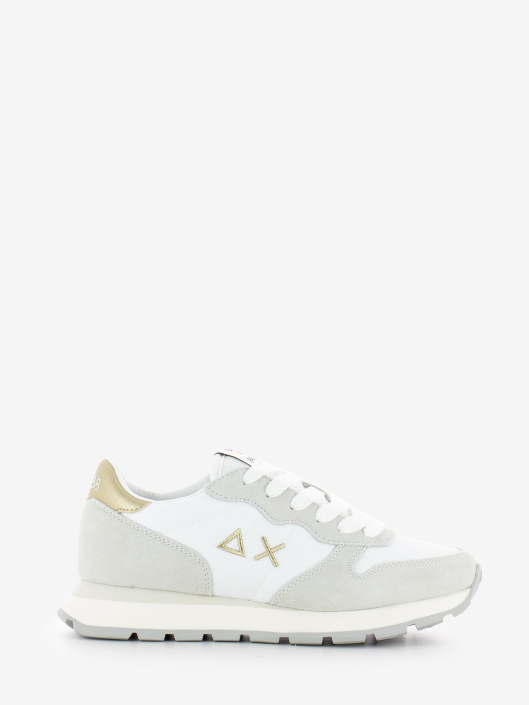 Ally suede gold silver / bianco