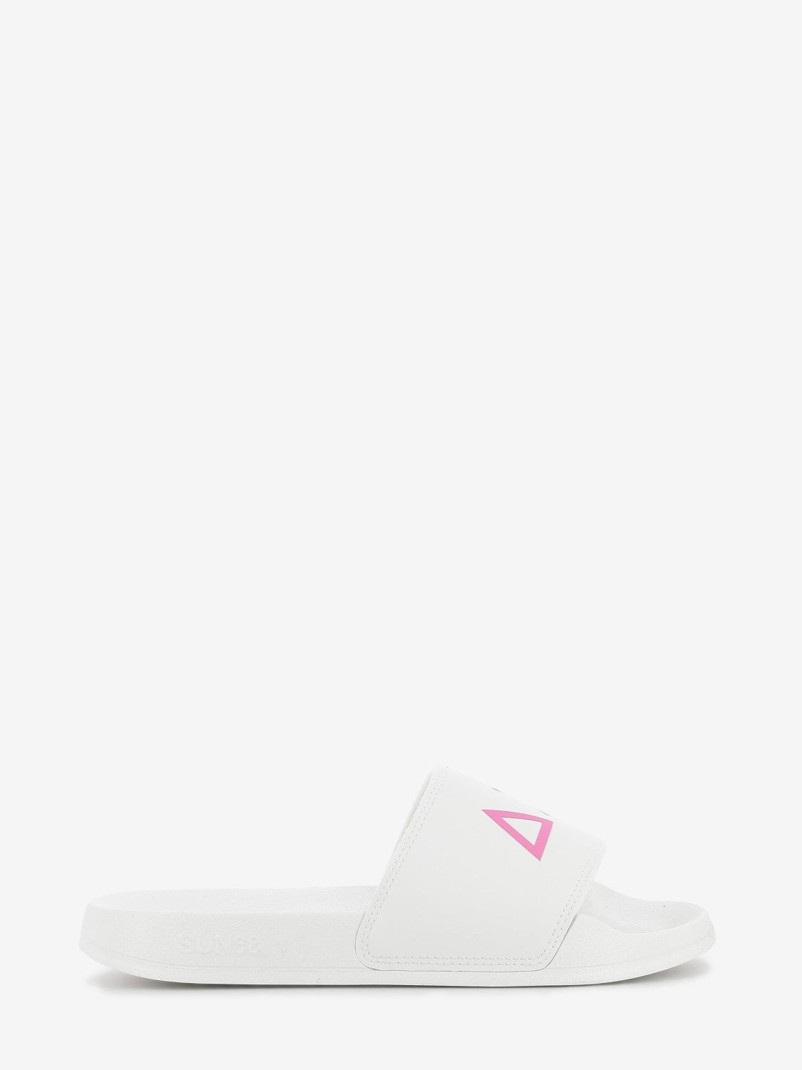 Slippers logo bianco / fuxia