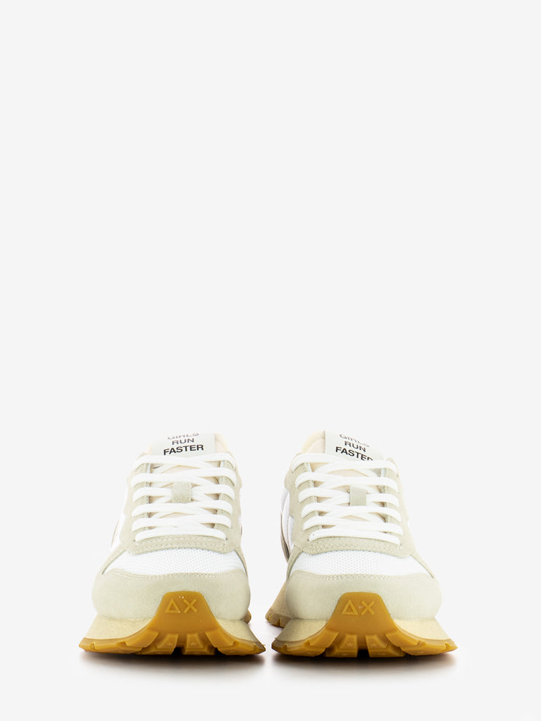 SUN 68 - Sneakers Ally vintage bianco panna