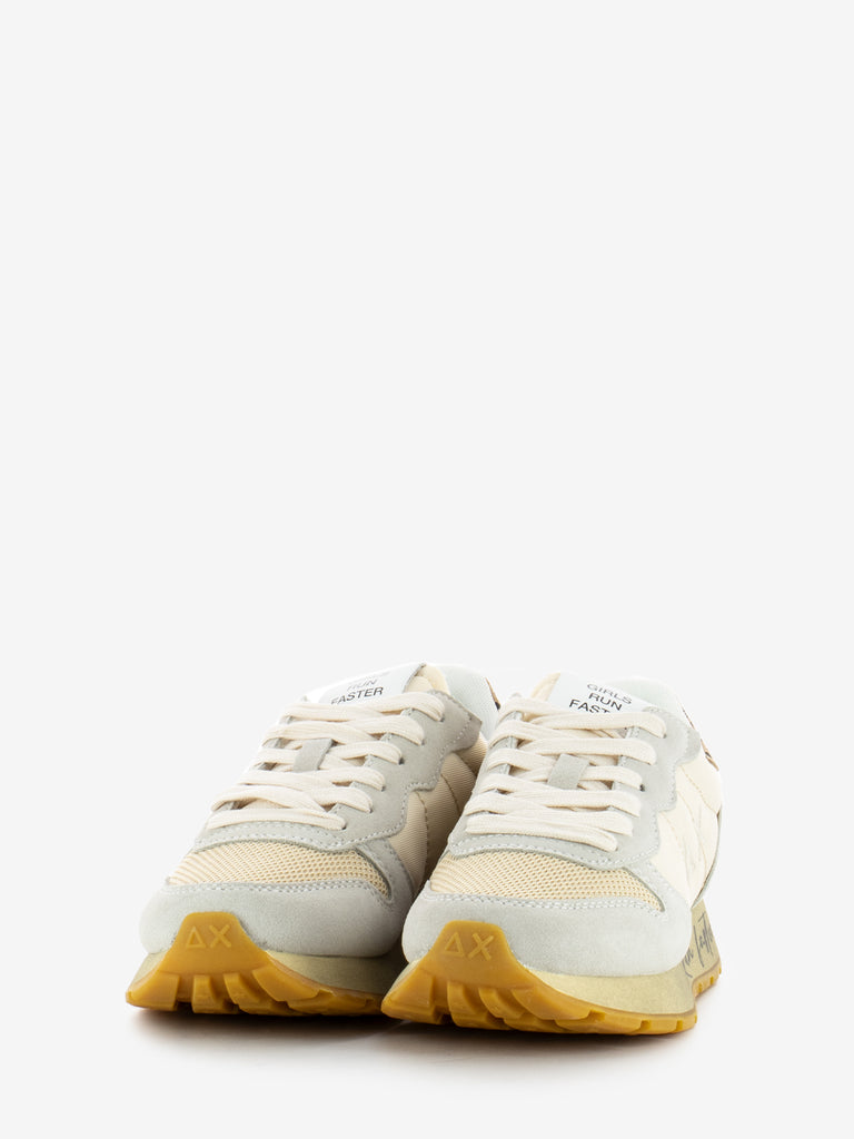 SUN 68 - Sneakers Ally vintage bianco panna