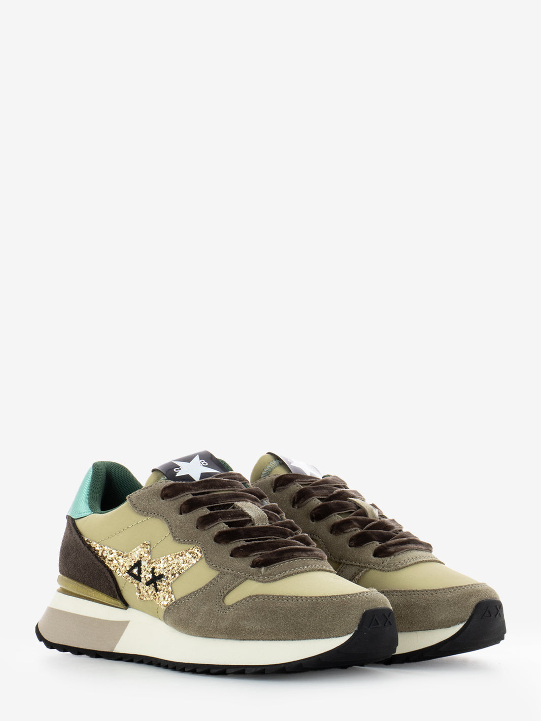 Stargirl glitter logo beige scuro