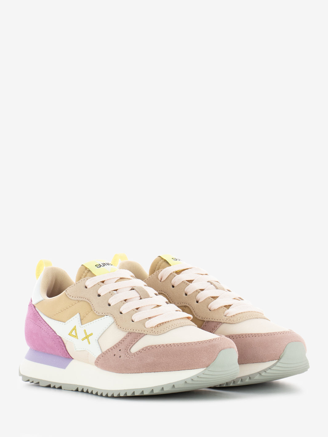 Stargirl in suede e tessuto rosa