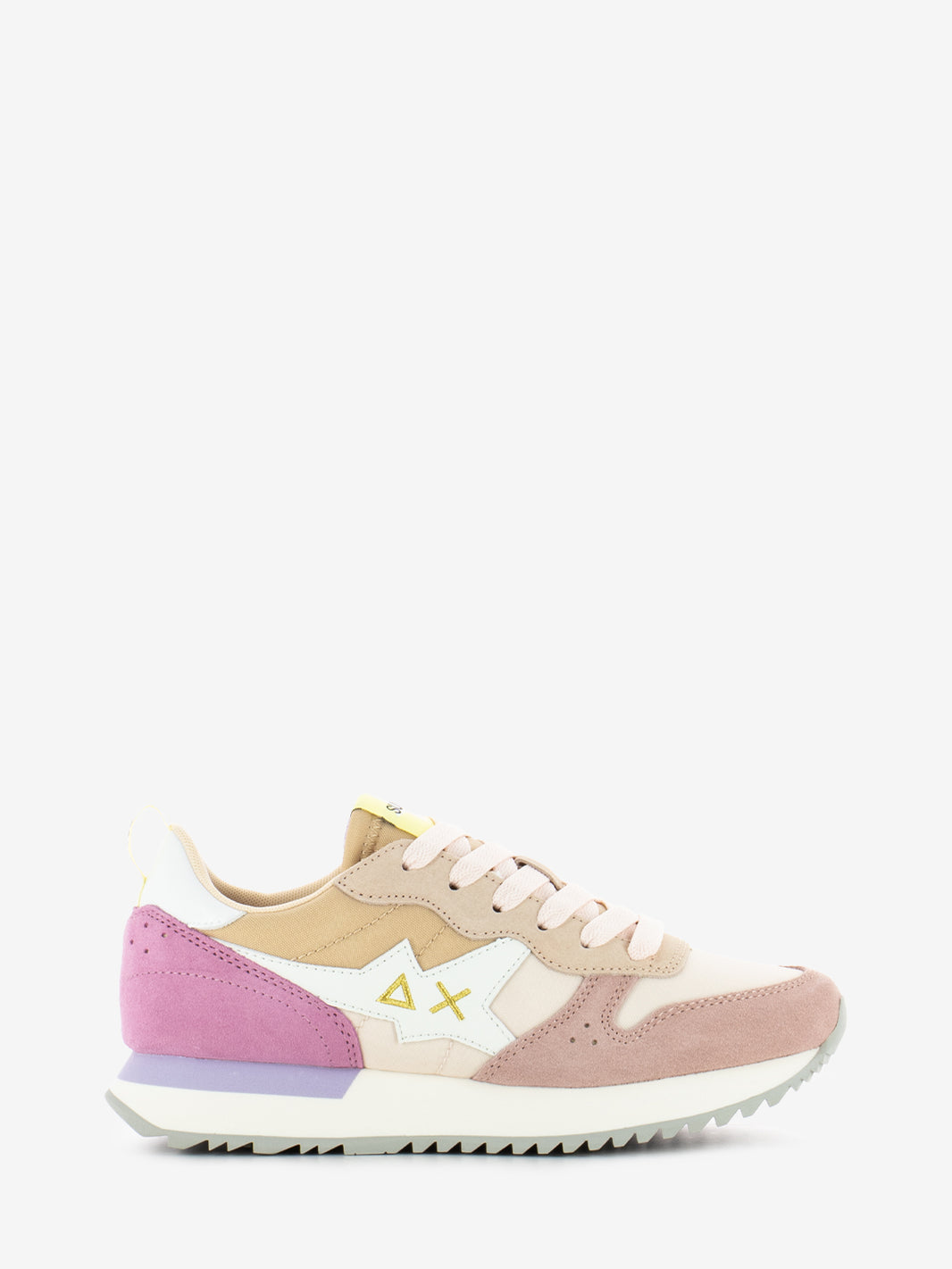 Stargirl in suede e tessuto rosa