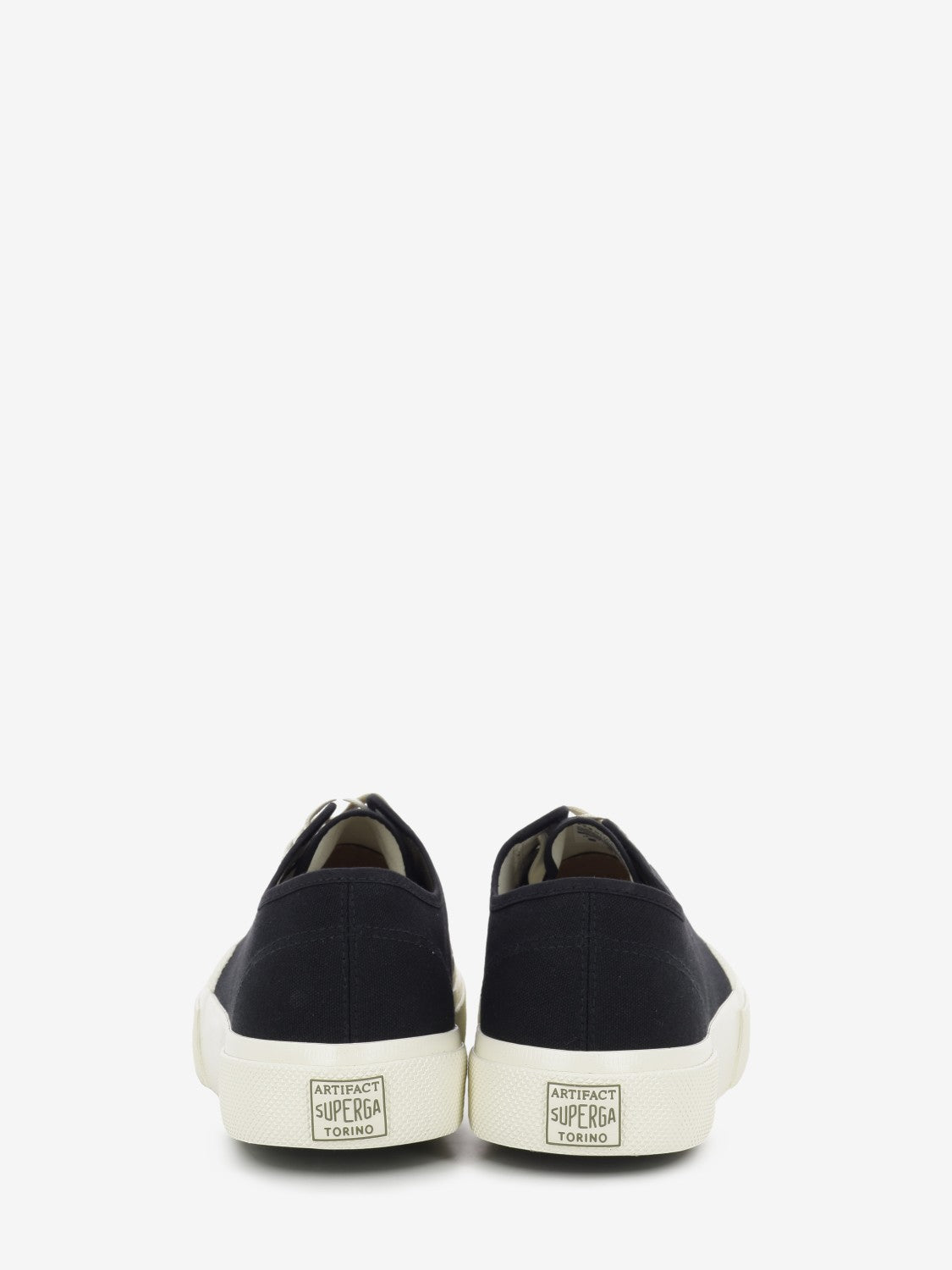2432 Works Low Cut cotton canvas black