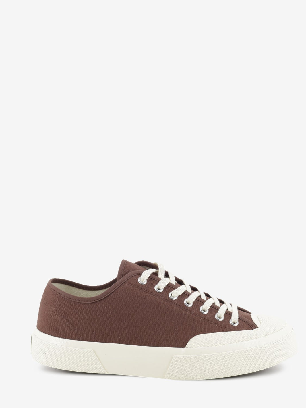 2432 Works Low Cut cotton canvas brown