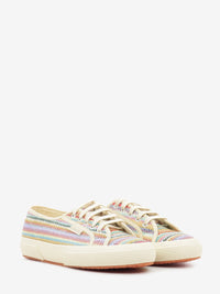 2750 Lilac multicolor herringbone raffia