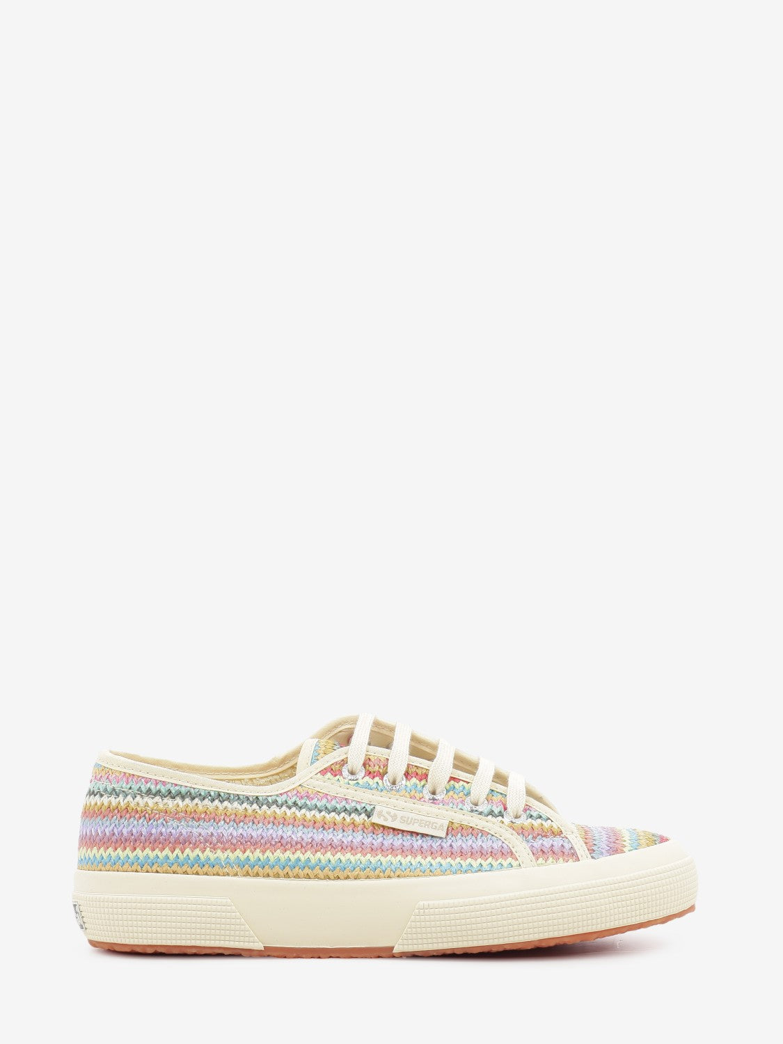 2750 Lilac multicolor herringbone raffia