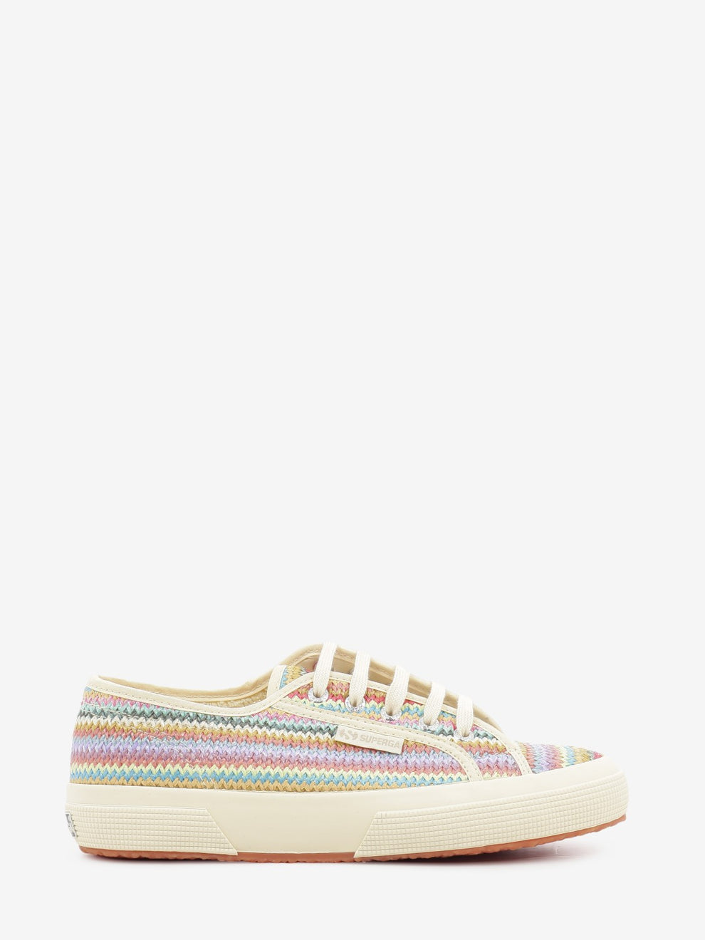 2750 Lilac multicolor herringbone raffia