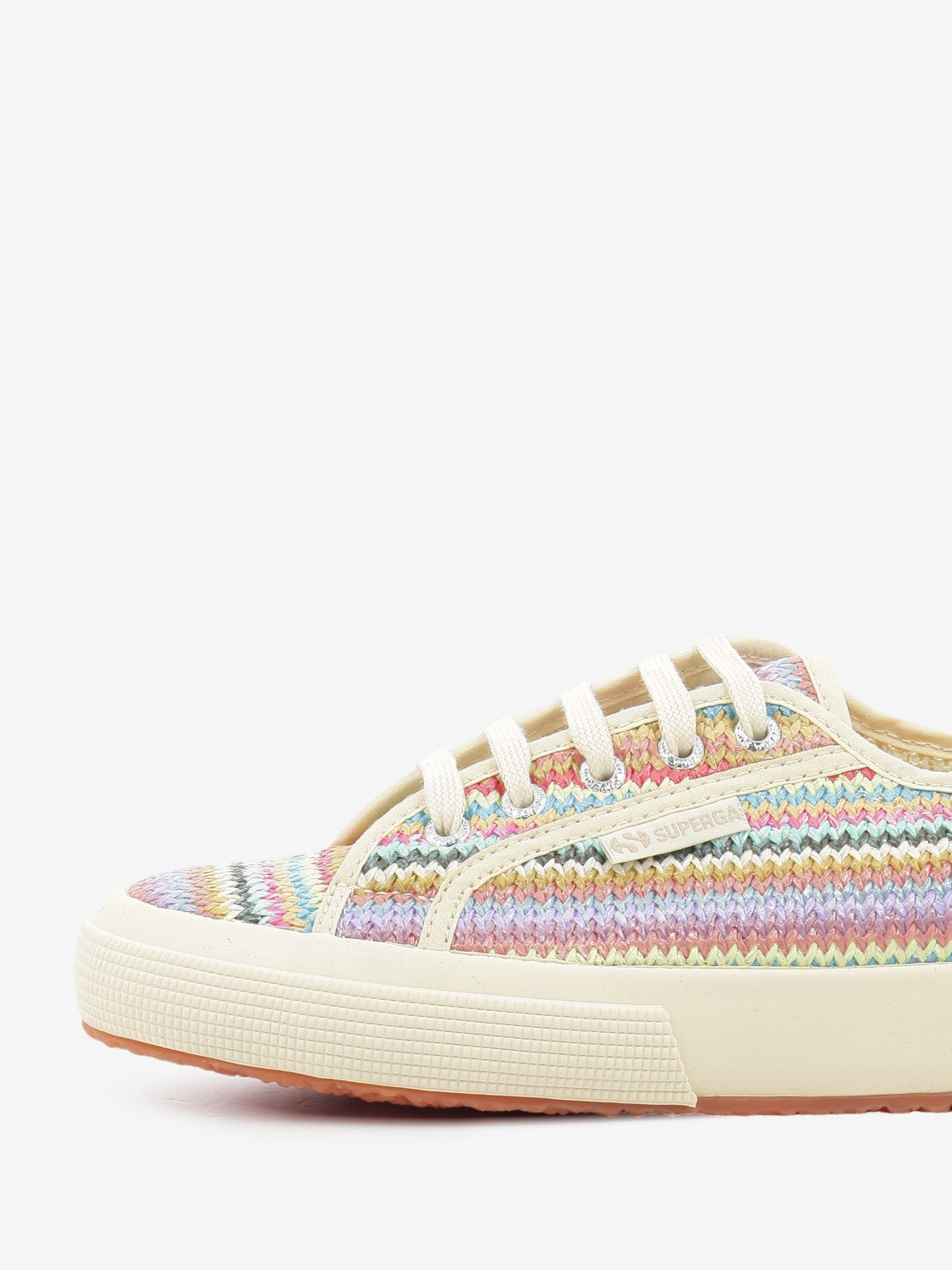 2750 Lilac multicolor herringbone raffia