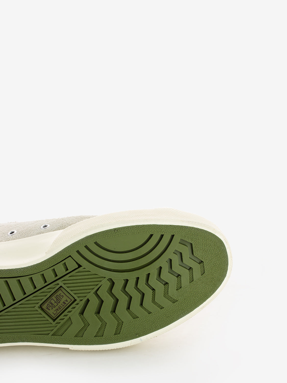 Milk white / off white suede sneakers