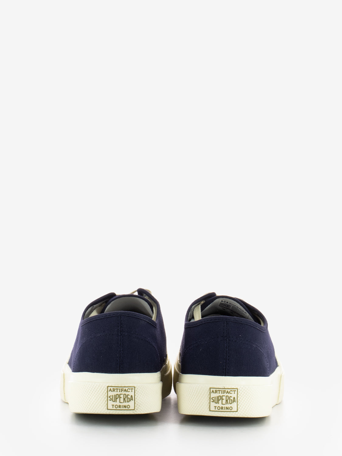 Navy / off white canvas sneakers