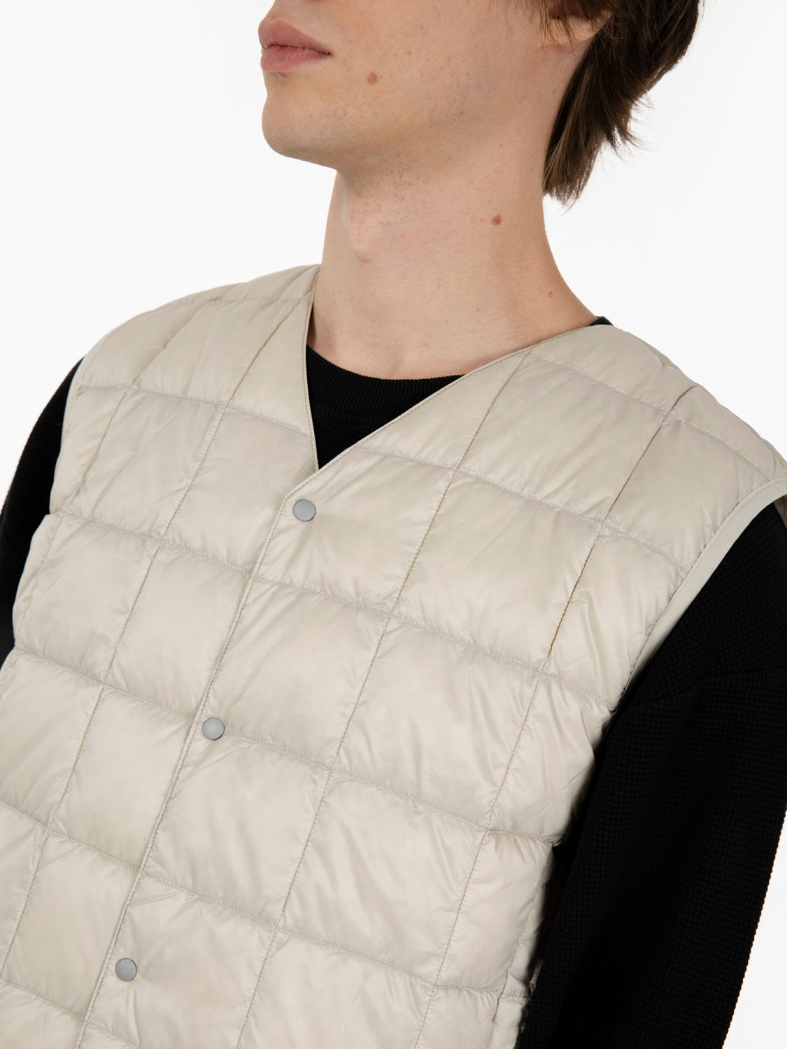 Gilet V-Neck icegray