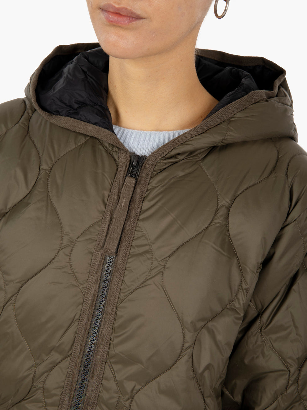 Military hood dark olive