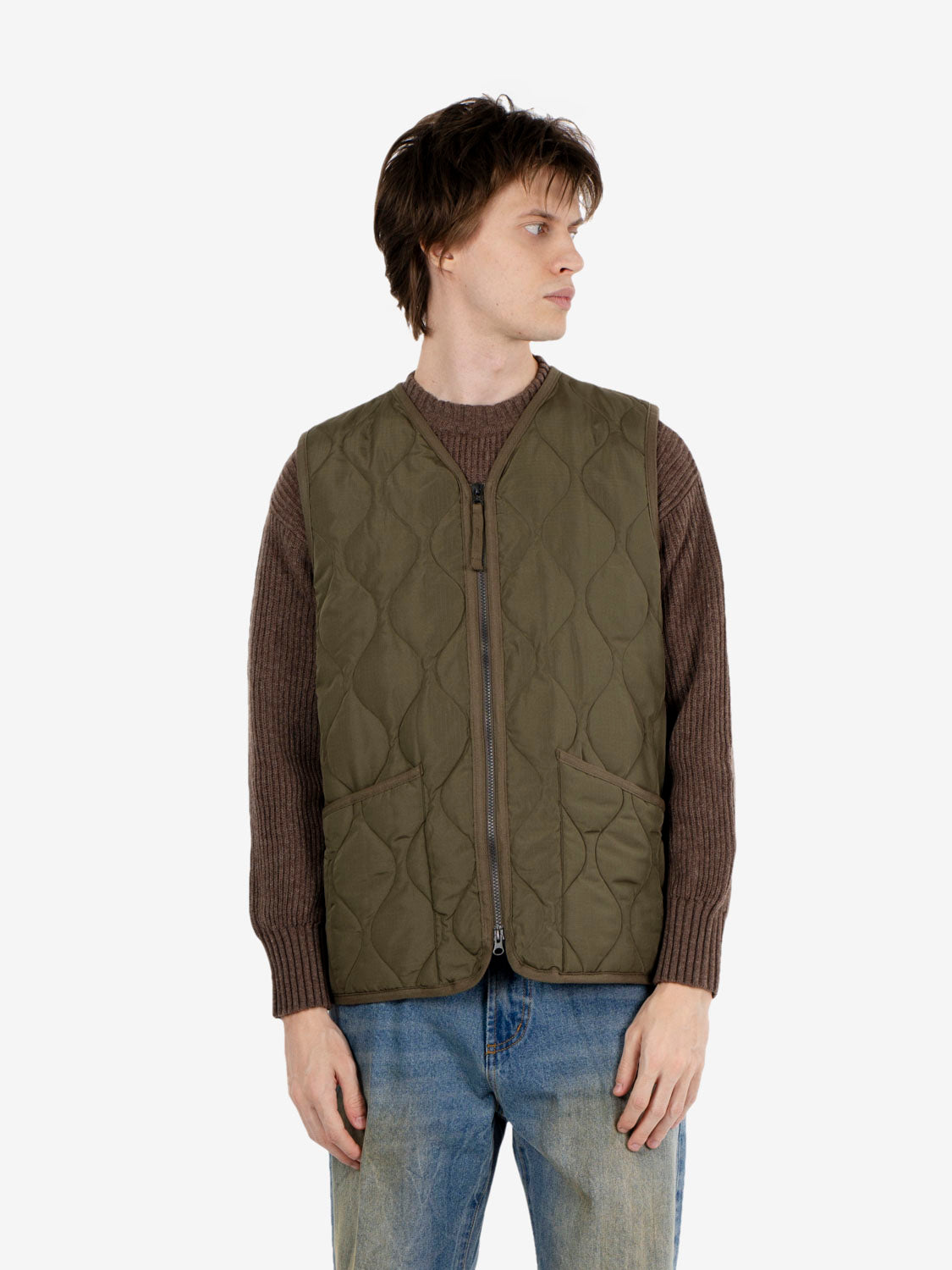 Military vest dark olive
