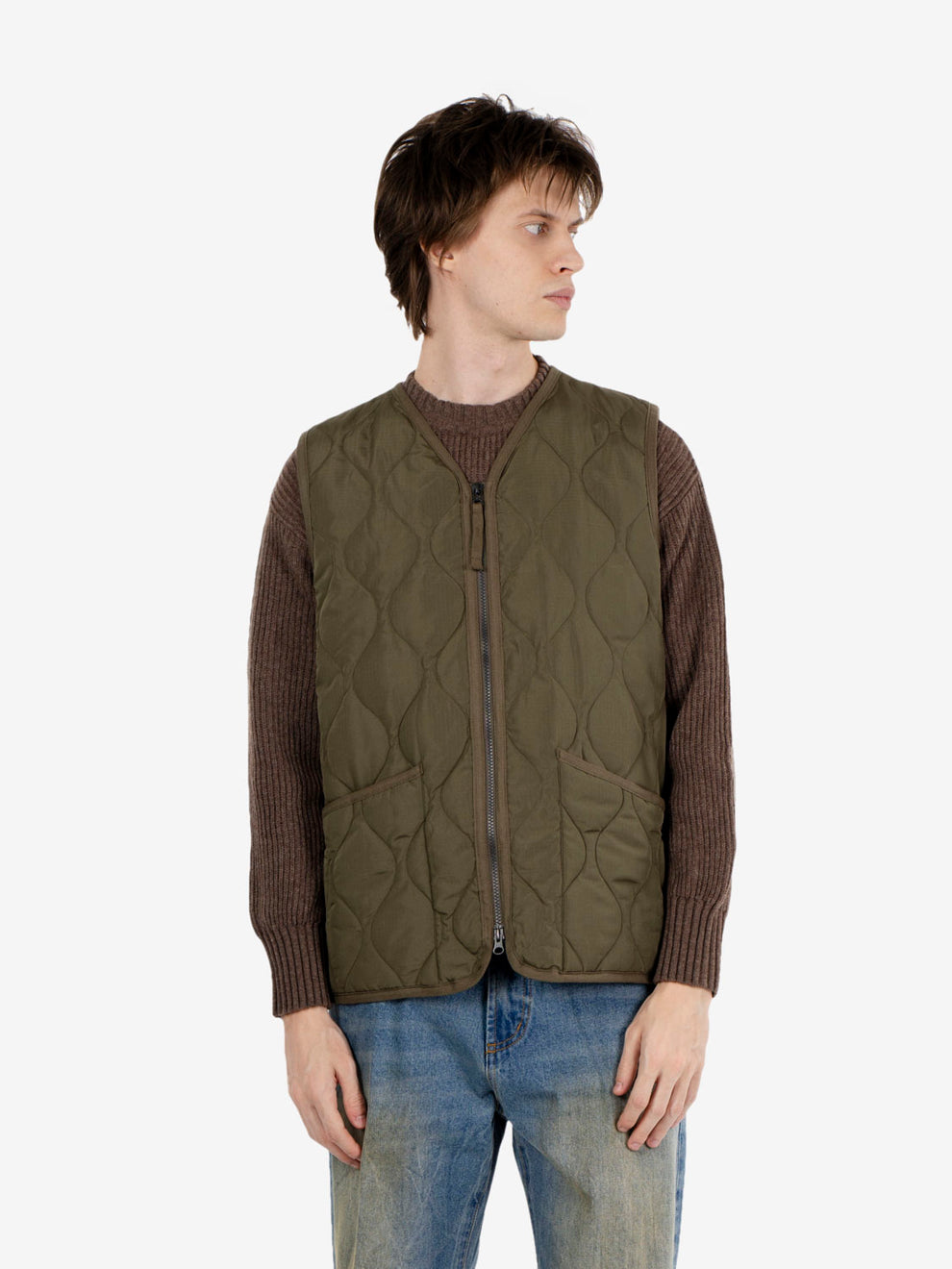 Military vest dark olive