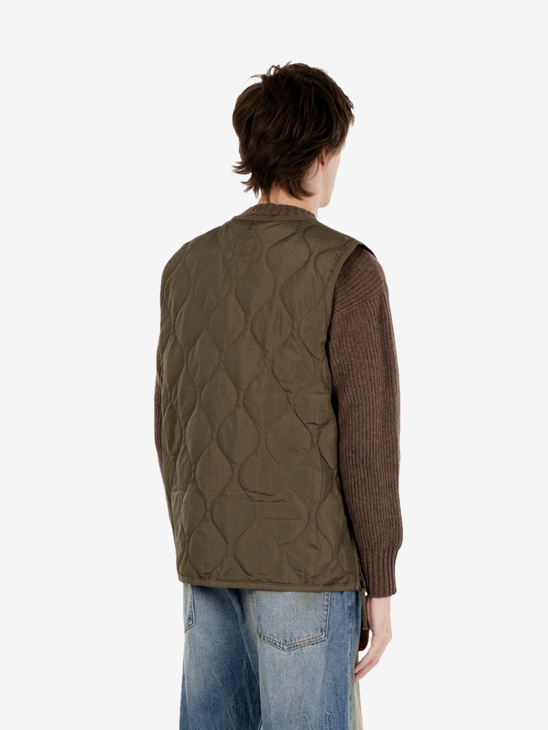 Military vest dark olive