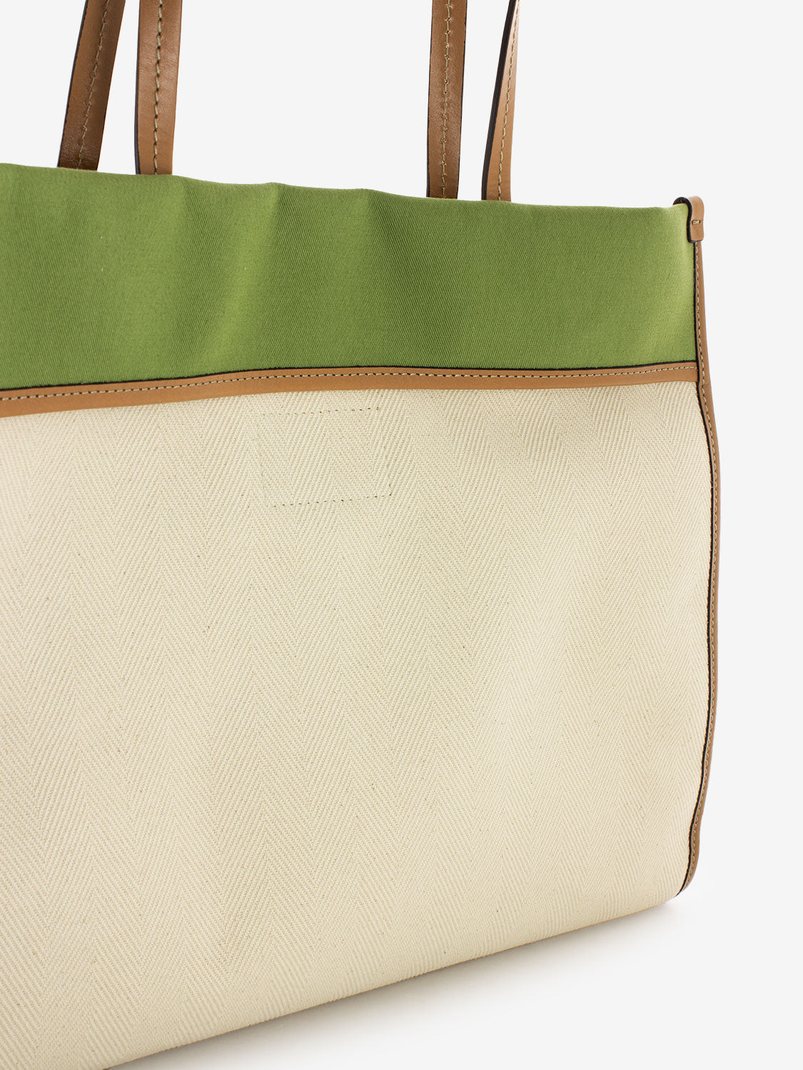 Beach bag Elisa natural / green