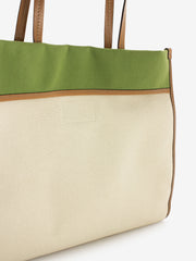 THE BRIDGE - Beach bag Elisa naturale / verde