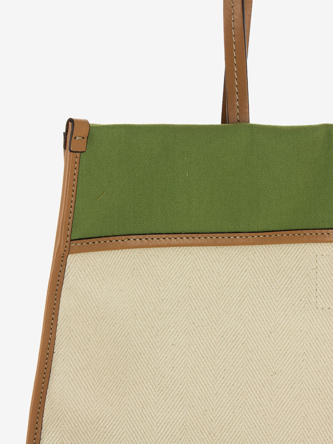 Beach bag Elisa natural / green