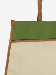 THE BRIDGE - Beach bag Elisa naturale / verde