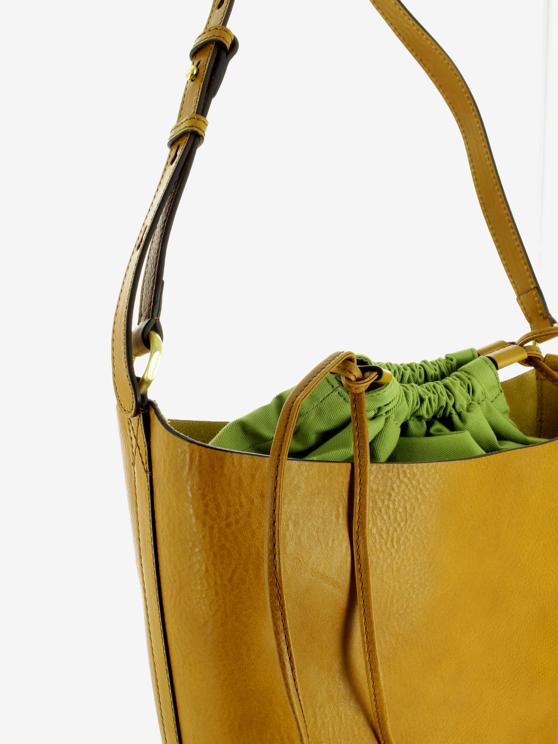 Borsa Bucket Luce cognac