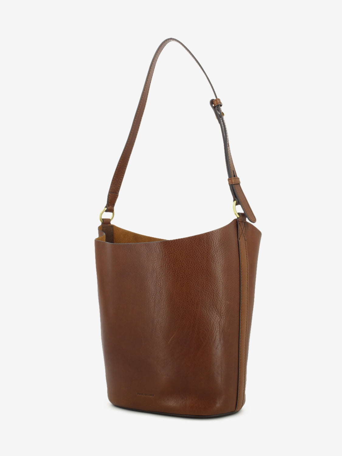 Borsa Bucket Luce marrone / oro