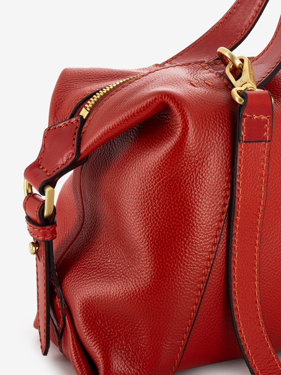 Borsa doppia funzione arancio bruciato