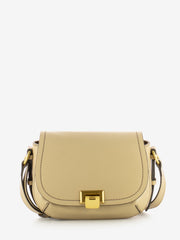 THE BRIDGE - Borsa Federica a tracolla in pelle beige