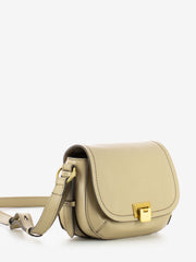 THE BRIDGE - Borsa Federica a tracolla in pelle beige